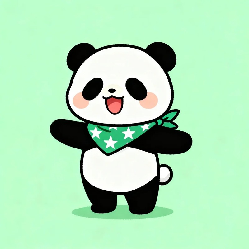 gấu trúc chibi cute 35