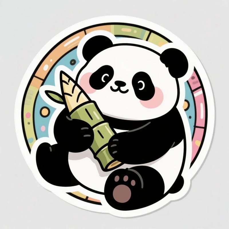 gấu trúc chibi cute 39