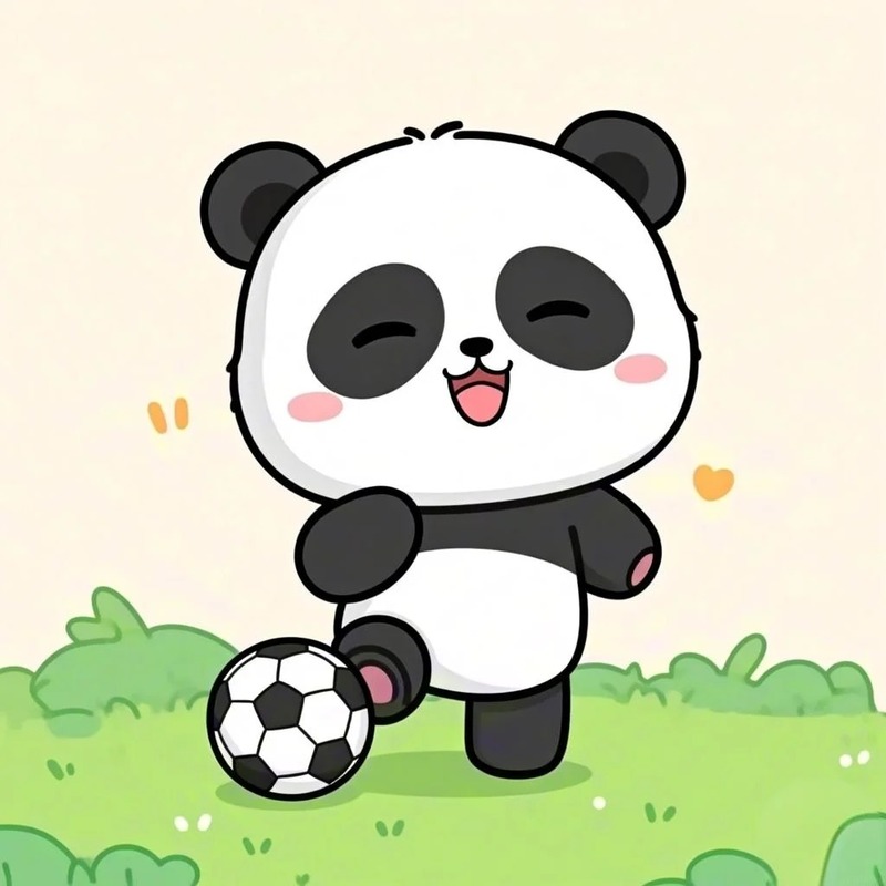 gấu trúc chibi cute 4
