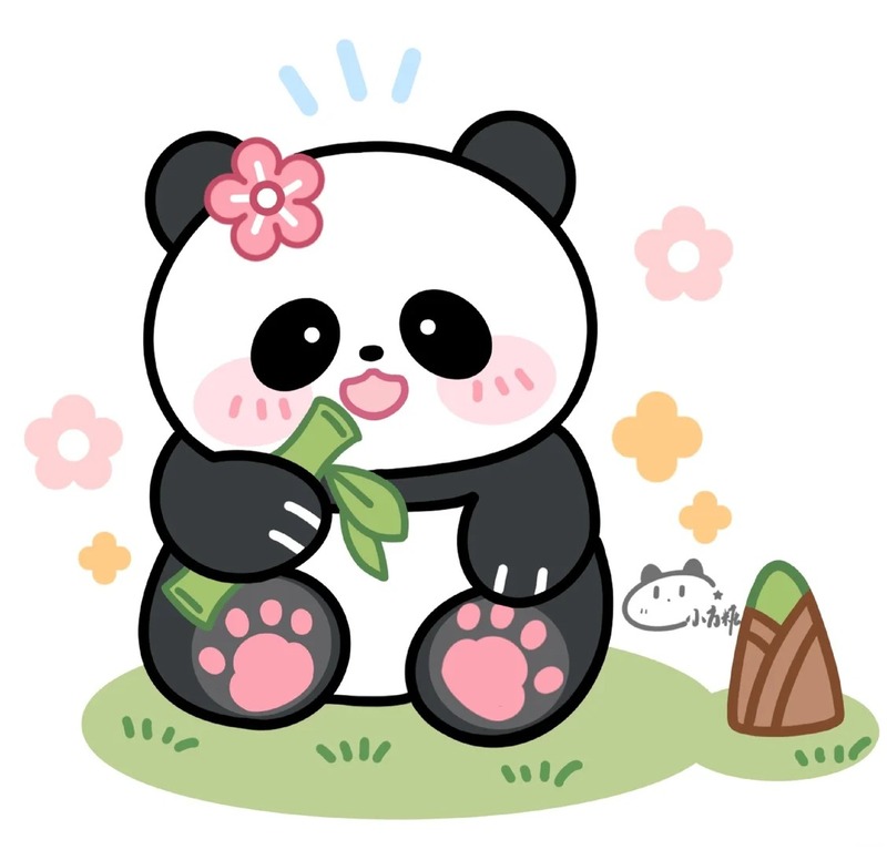 gấu trúc chibi cute 5