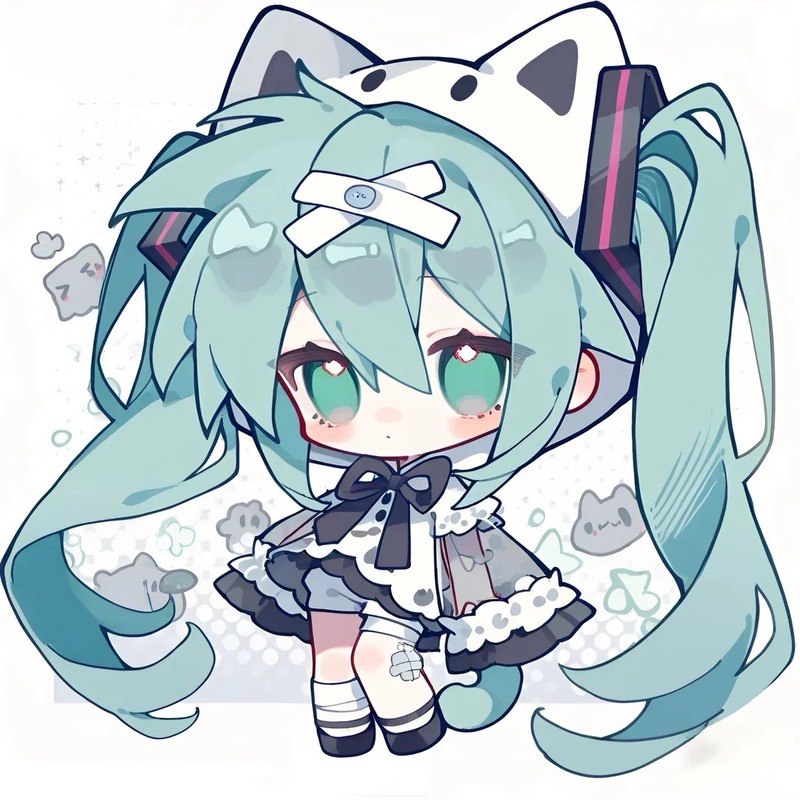 hình ảnh chibi nữ cute đơn giản 11