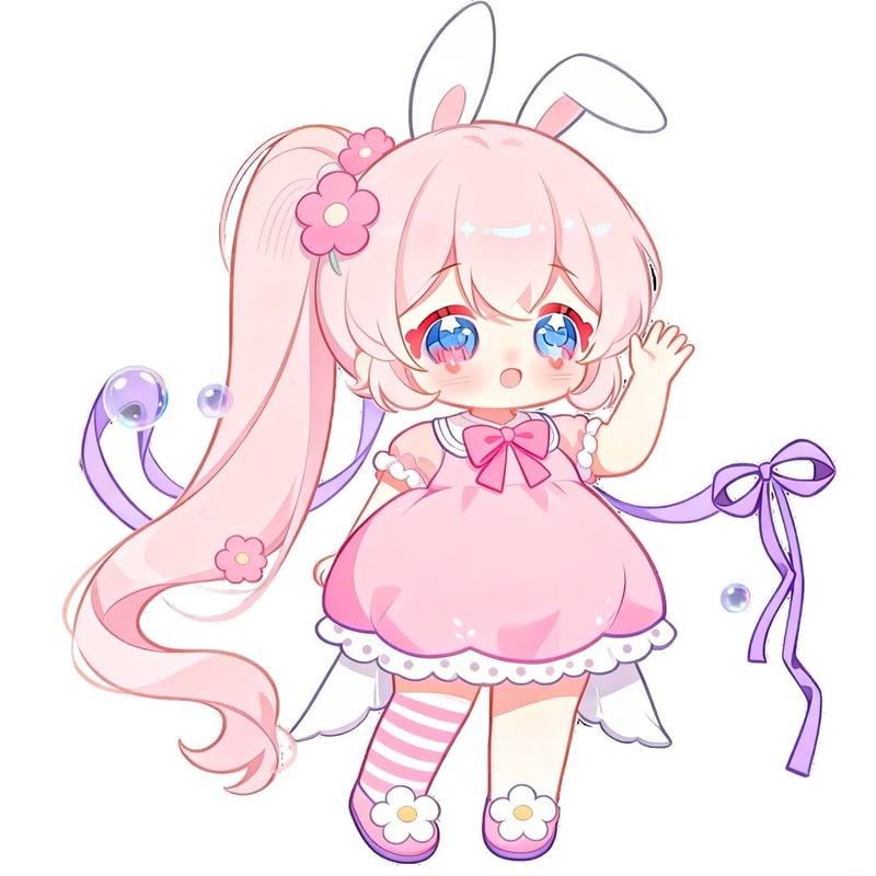 hình ảnh chibi nữ cute đơn giản 17