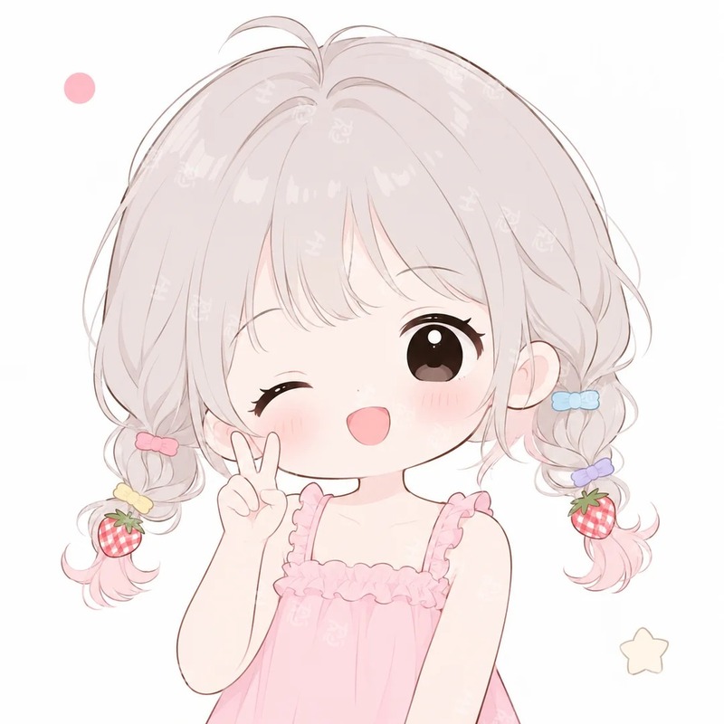 hình ảnh chibi nữ cute đơn giản 36