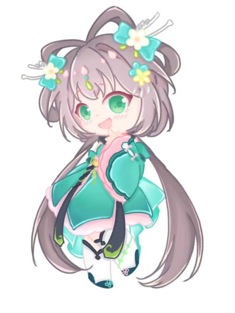hình ảnh chibi nữ cute đơn giản 42