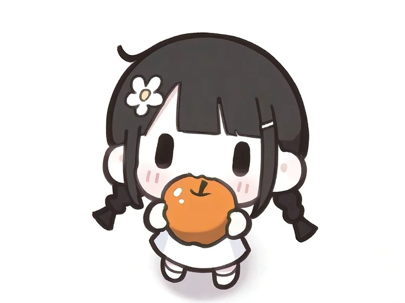 hình ảnh chibi nữ cute đơn giản 5