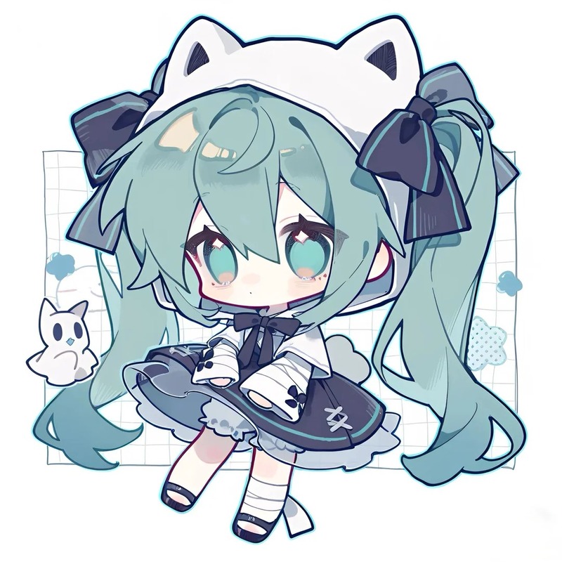 hình ảnh chibi nữ cute đơn giản 51