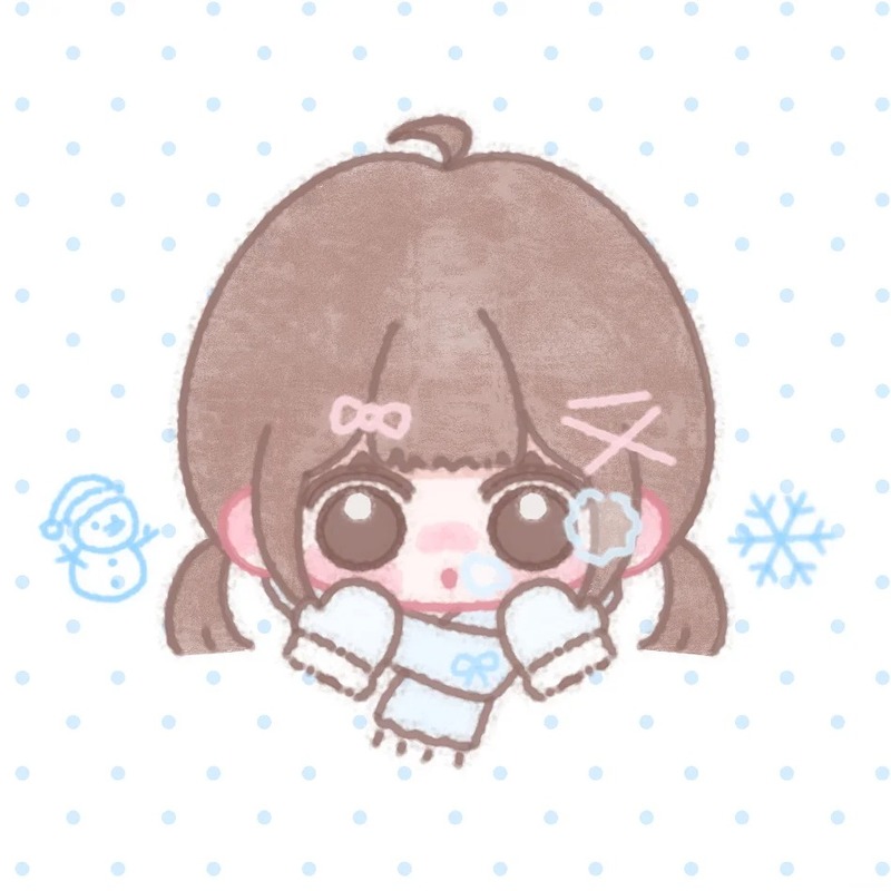 hình ảnh chibi nữ cute màu xanh dương 22