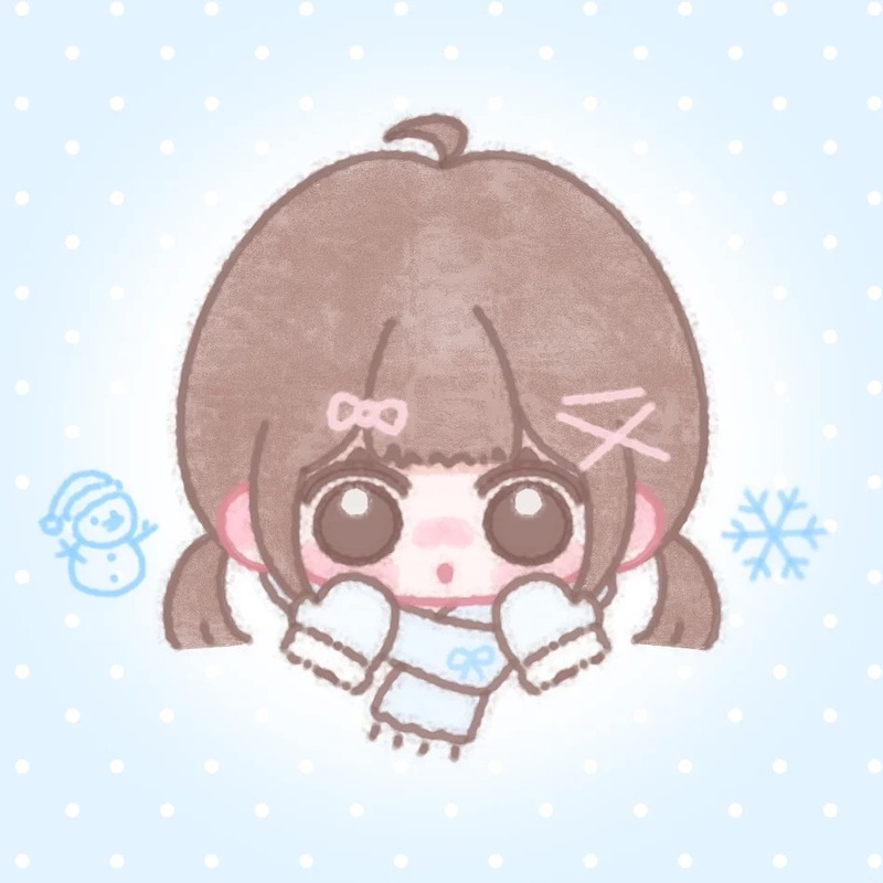 hình ảnh chibi nữ cute màu xanh dương 9
