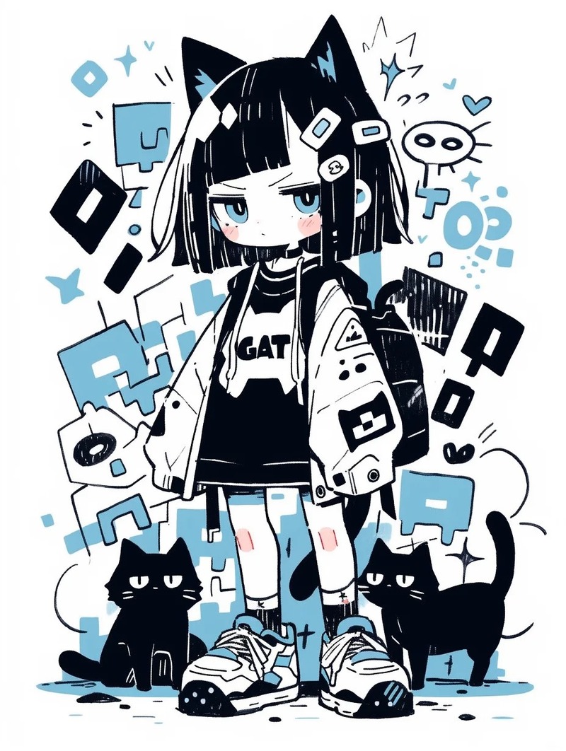 hình ảnh chibi nữ ngầu 1