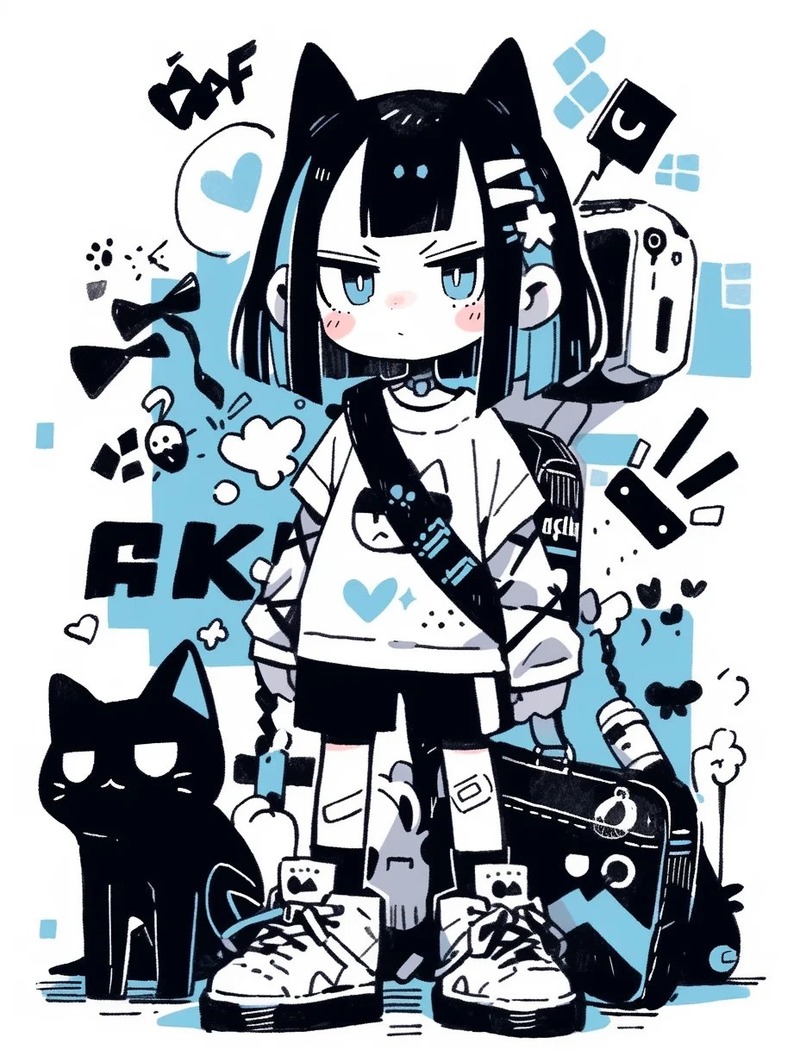 hình ảnh chibi nữ ngầu 24