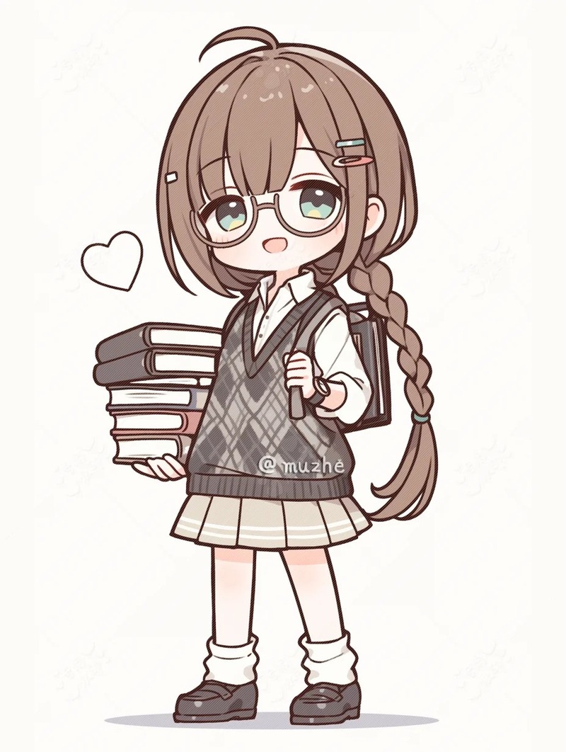 hình ảnh học sinh chibi 15