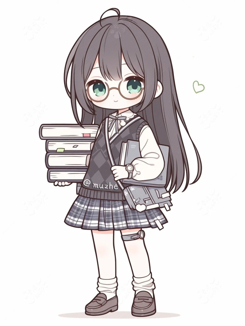hình ảnh học sinh chibi 35
