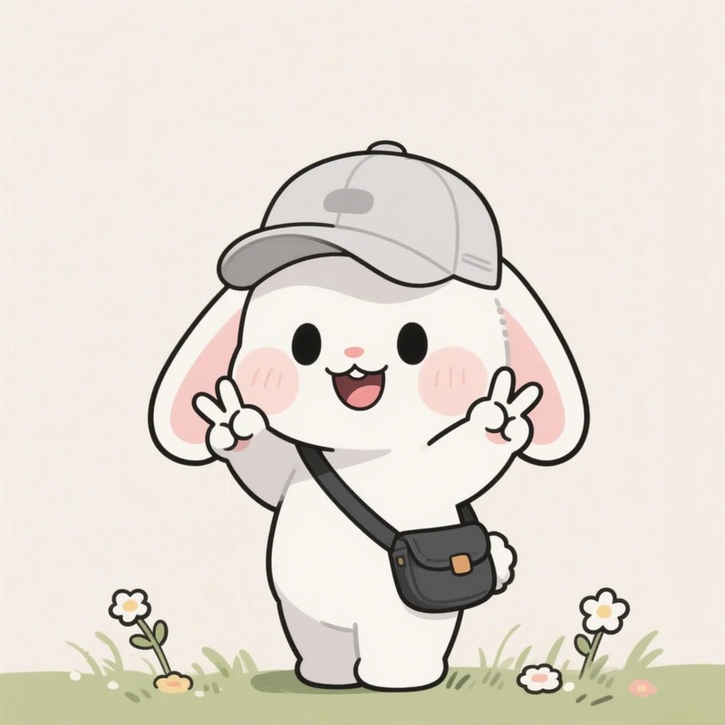 hình ảnh thỏ chibi cute