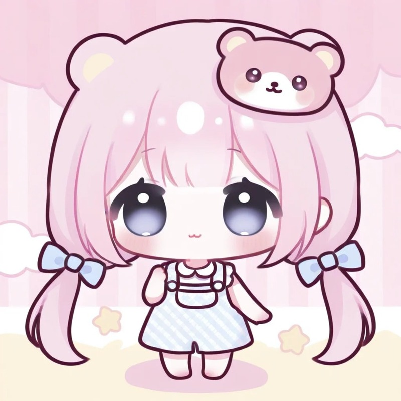 hình chibi cô gái 3