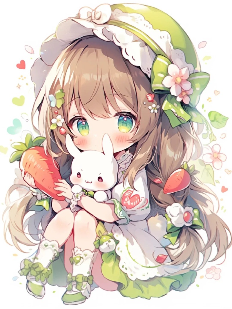 hình chibi cô gái 9