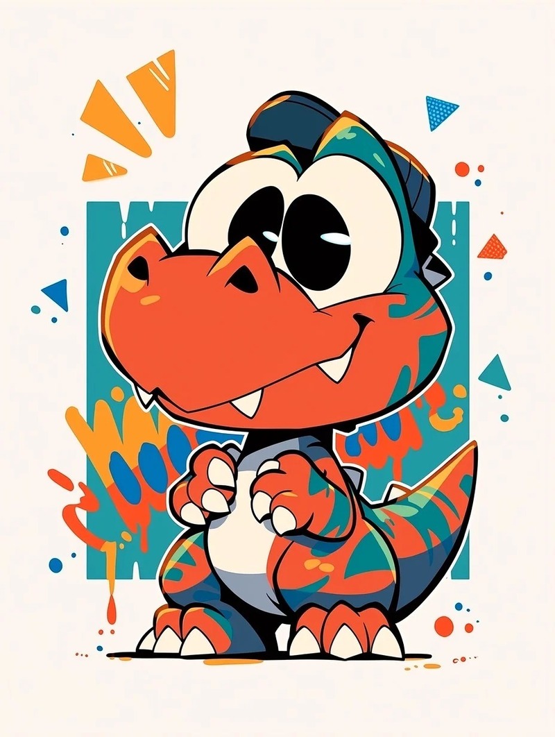 khủng long chibi 1