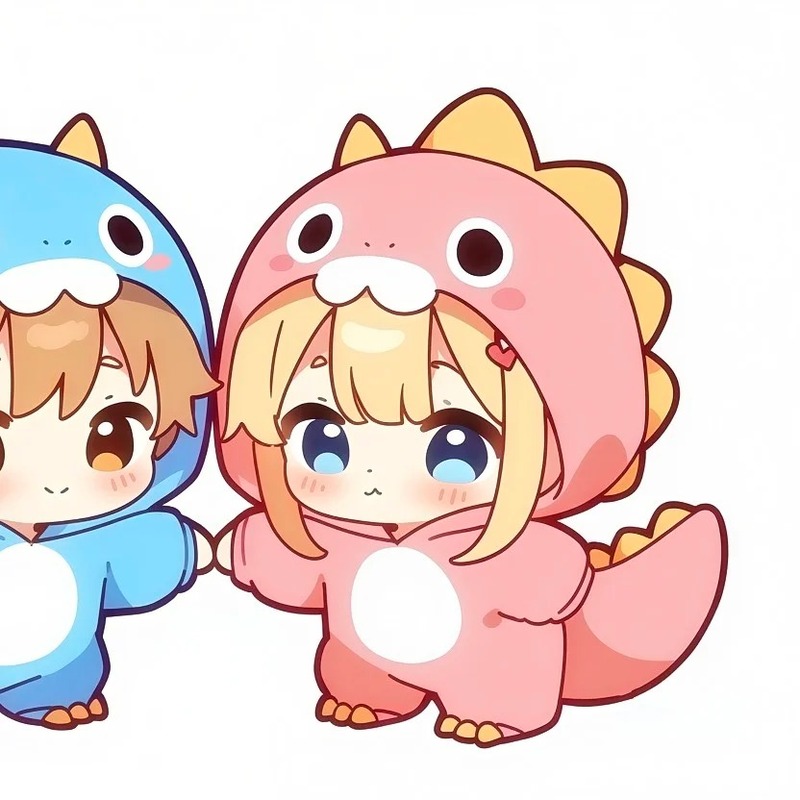 khủng long chibi 14