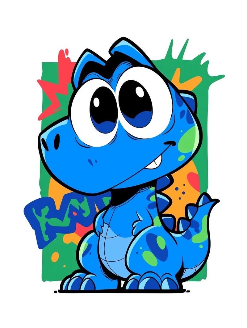 khủng long chibi 16