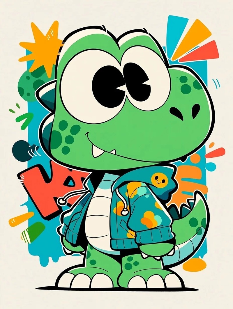 khủng long chibi 18