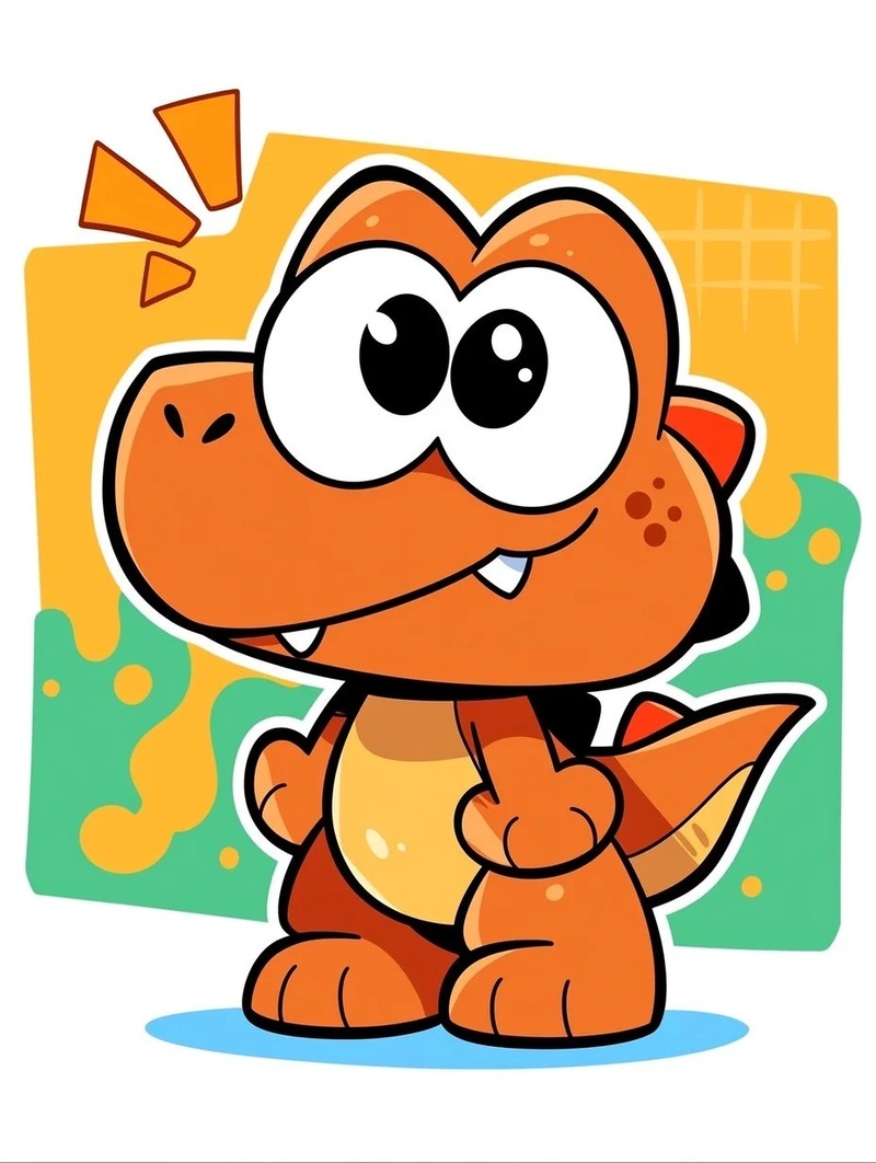 khủng long chibi 19