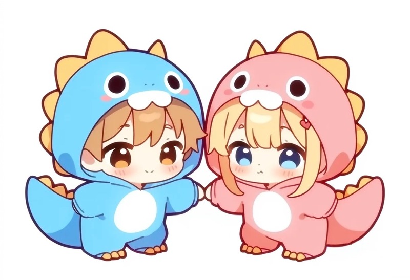 khủng long chibi 24