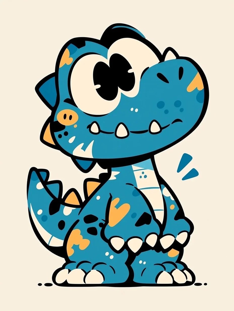khủng long chibi 25