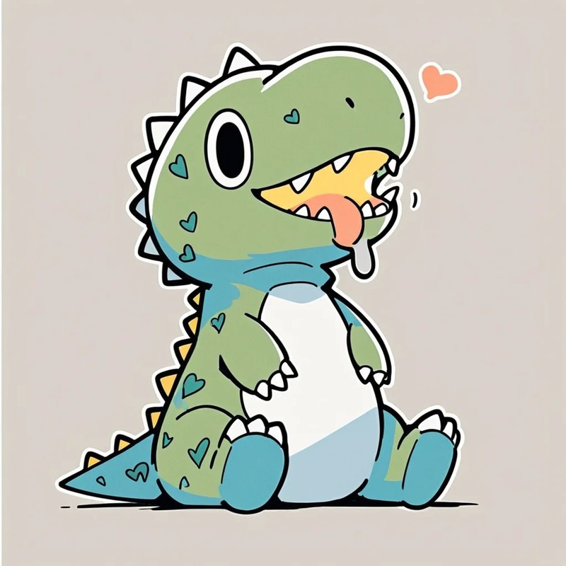 khủng long chibi 28
