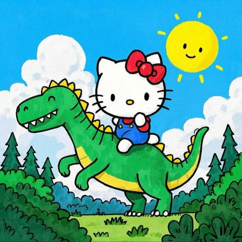 khủng long chibi 5