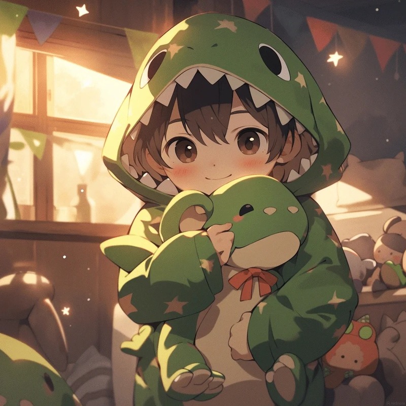 khủng long chibi 6