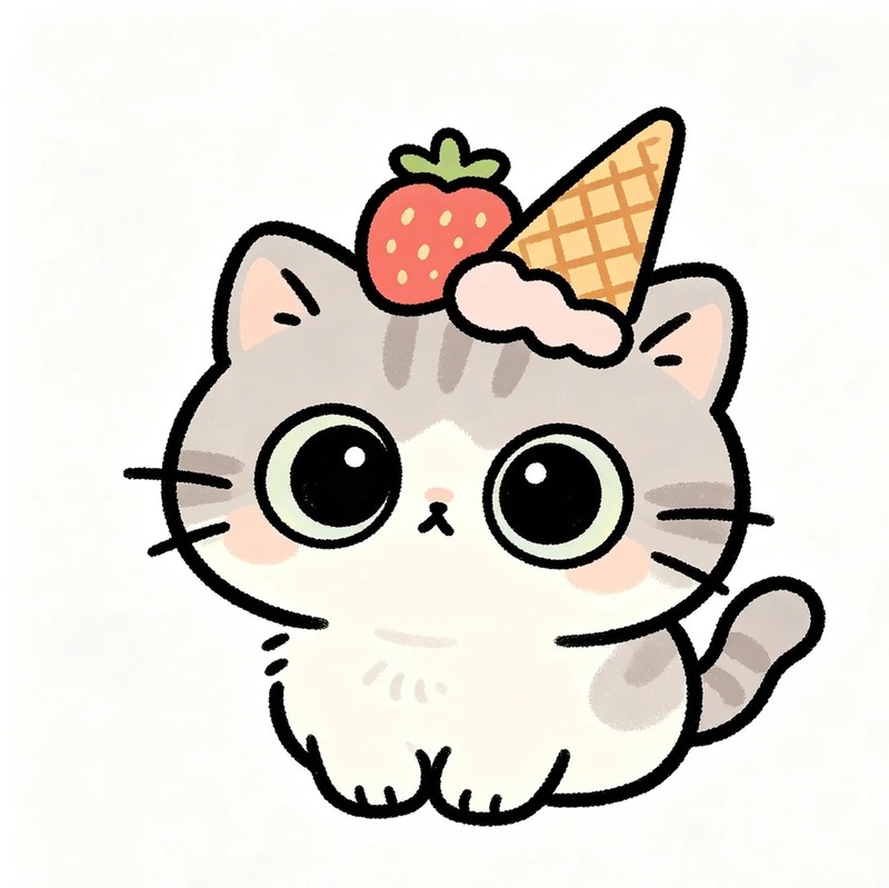 mèo cute chibi anime