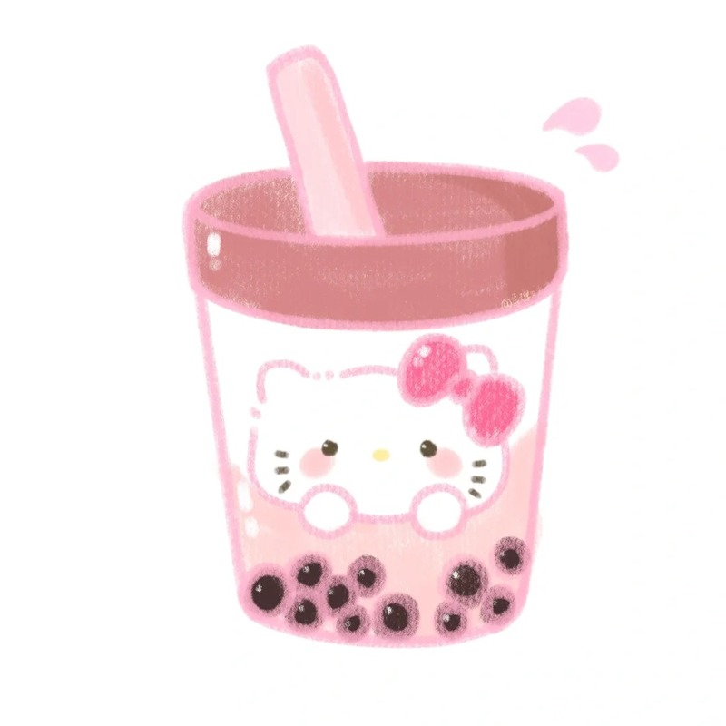 milk tea trà sữa chibi cute 10