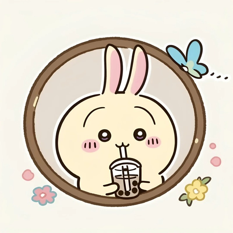 milk tea trà sữa chibi cute 16