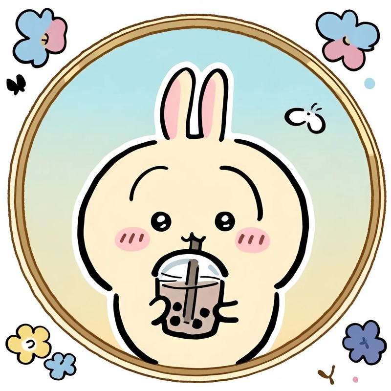 milk tea trà sữa chibi cute 20