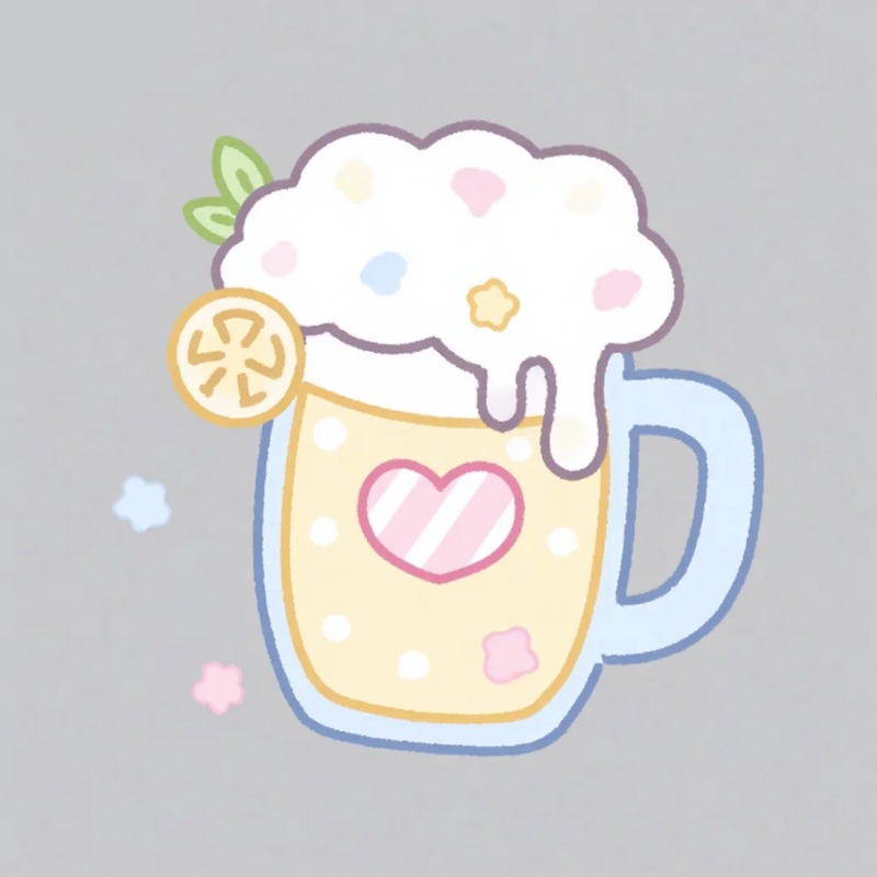 milk tea trà sữa chibi cute 21