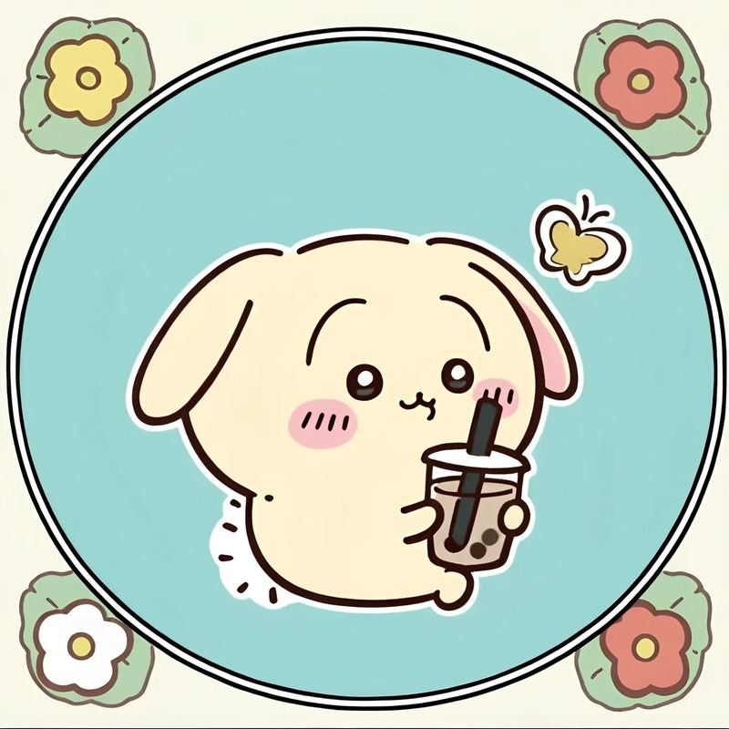 milk tea trà sữa chibi cute 23