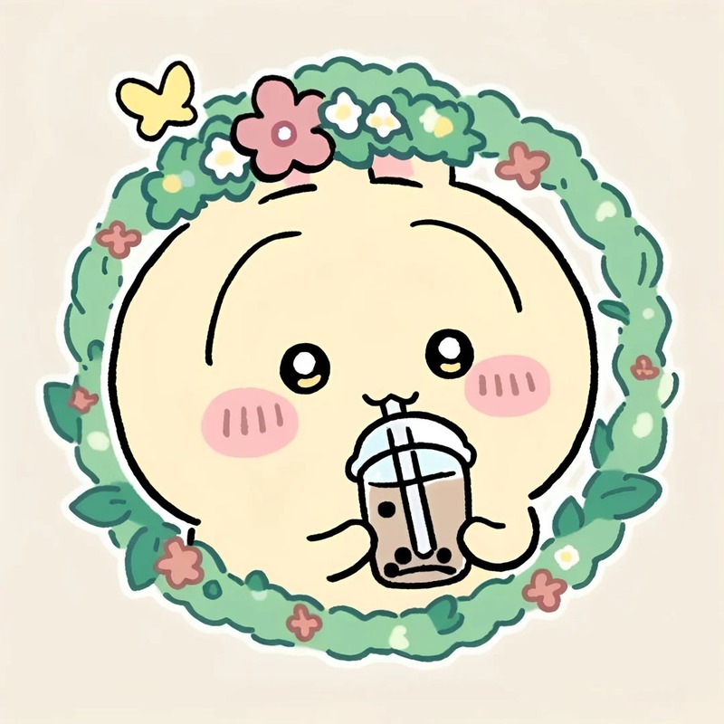 milk tea trà sữa chibi cute 25