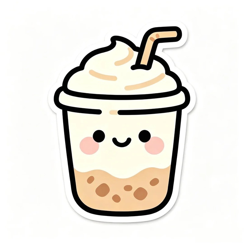 milk tea trà sữa chibi cute 39