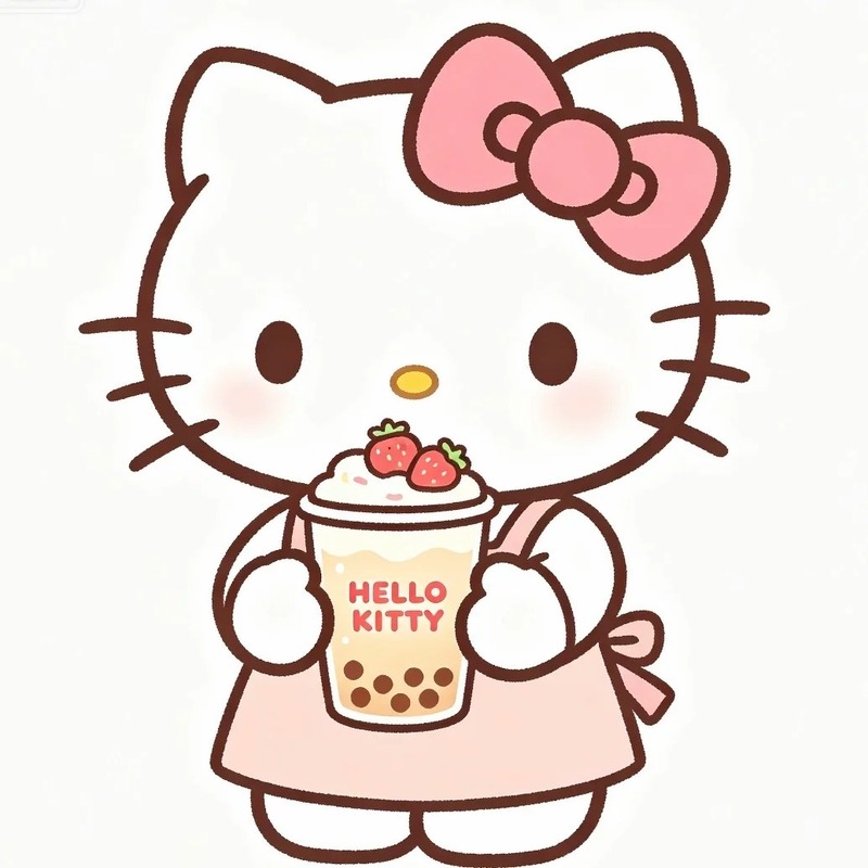 milk tea trà sữa chibi cute 5