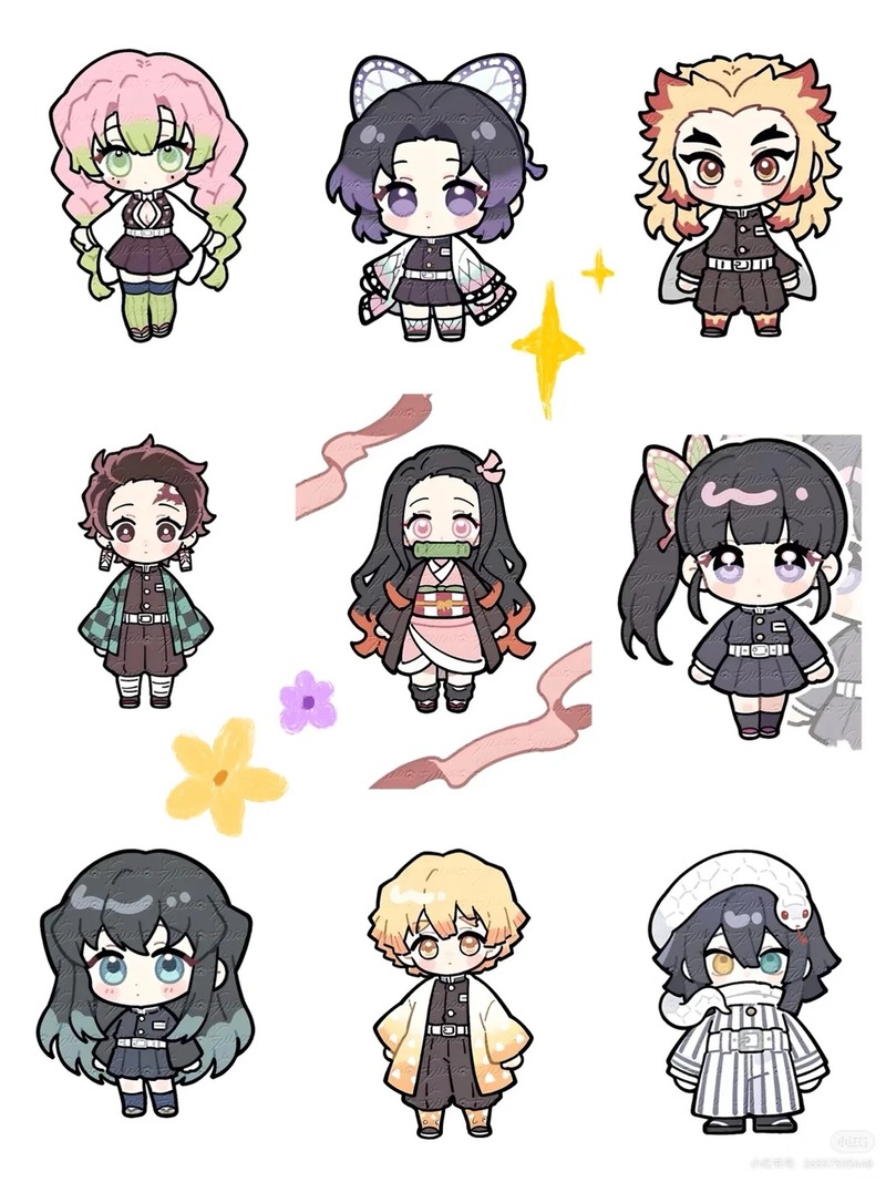 thanh gươm diệt quỷ chibi 21