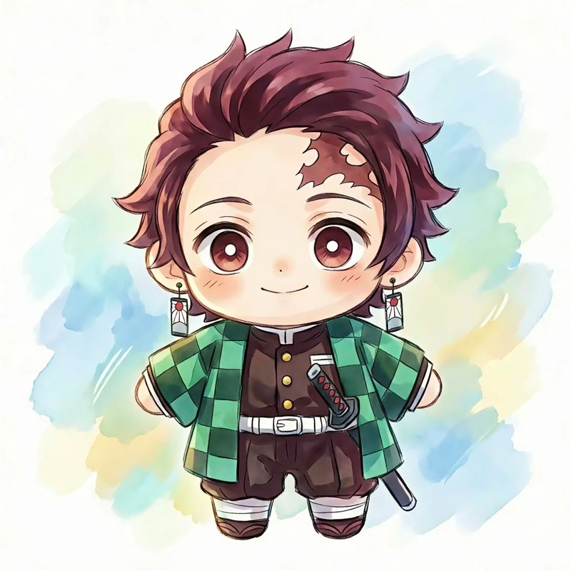thanh gươm diệt quỷ chibi 35