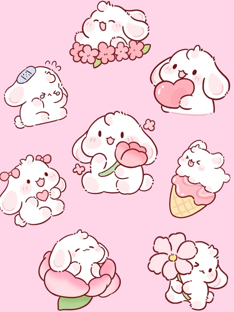 thỏ chibi cute