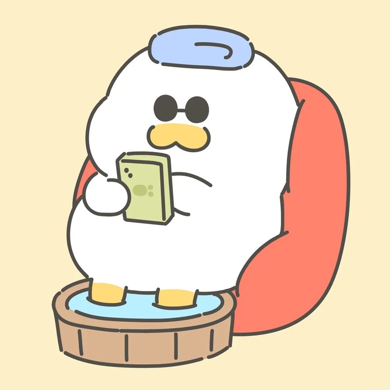 vịt cute chibi 17