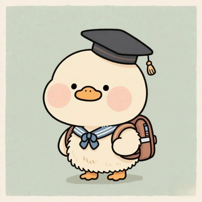 vịt cute chibi 24