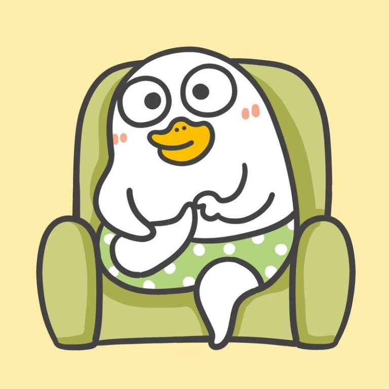 vịt cute chibi 27