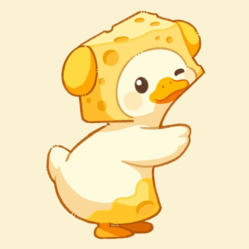 vịt cute chibi 3