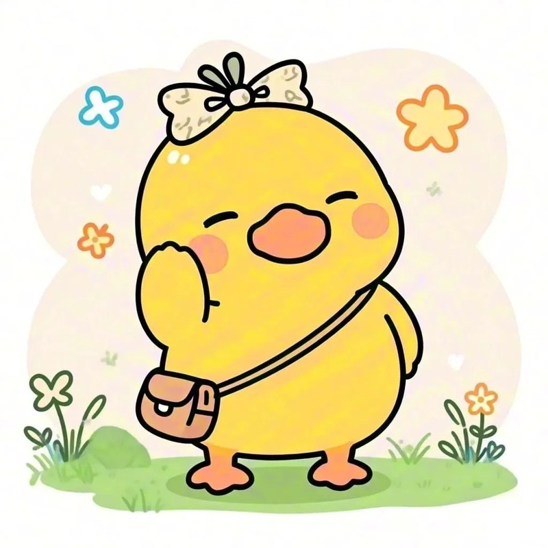 vịt cute chibi 32
