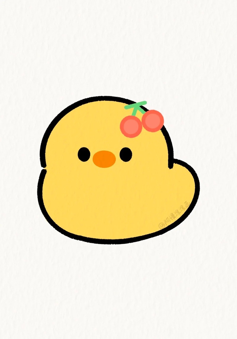 vịt cute chibi 35