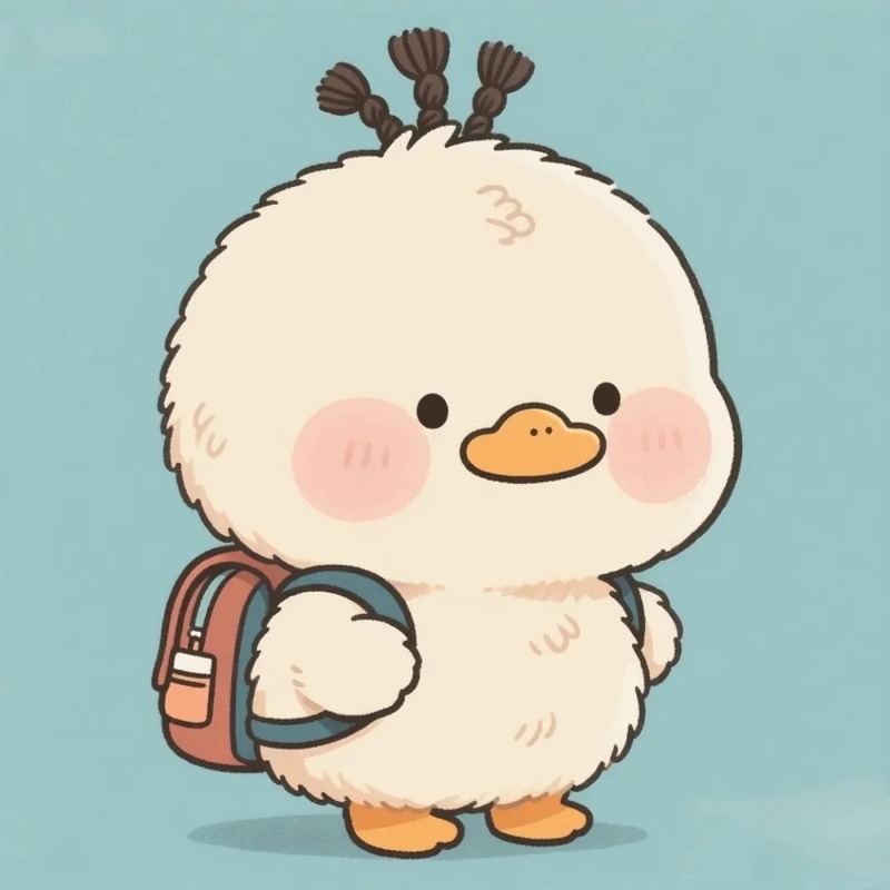 vịt cute chibi 37