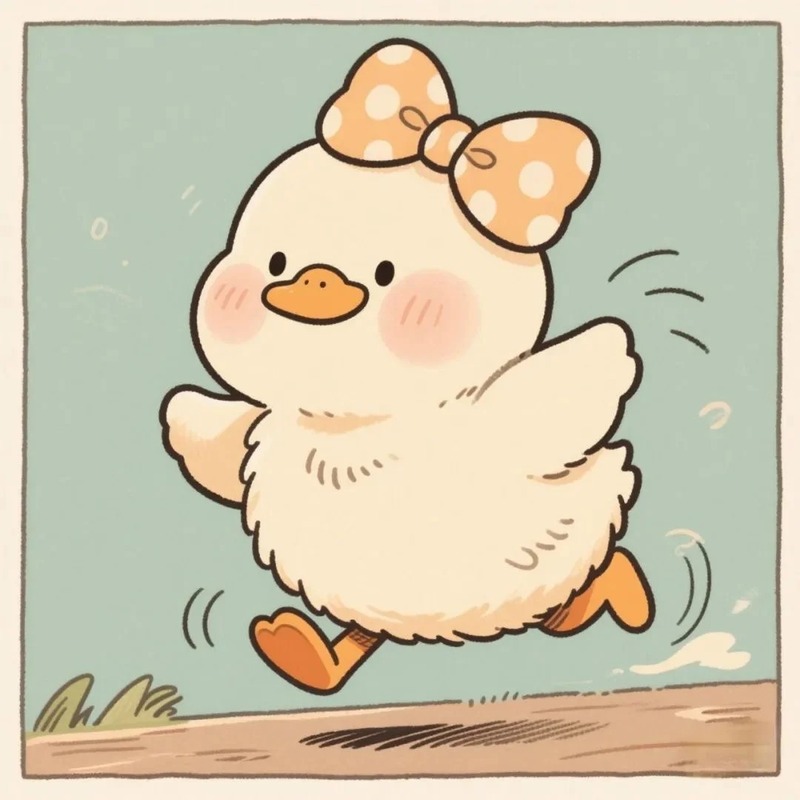vịt cute chibi 40