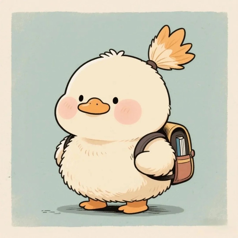 vịt cute chibi 41